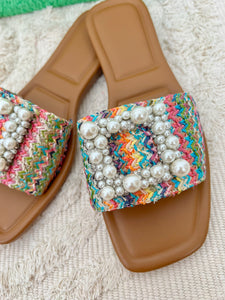 Zoe sandals in multi