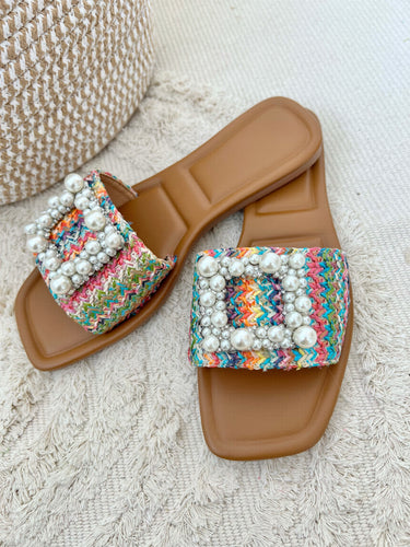 Zoe sandals in multi