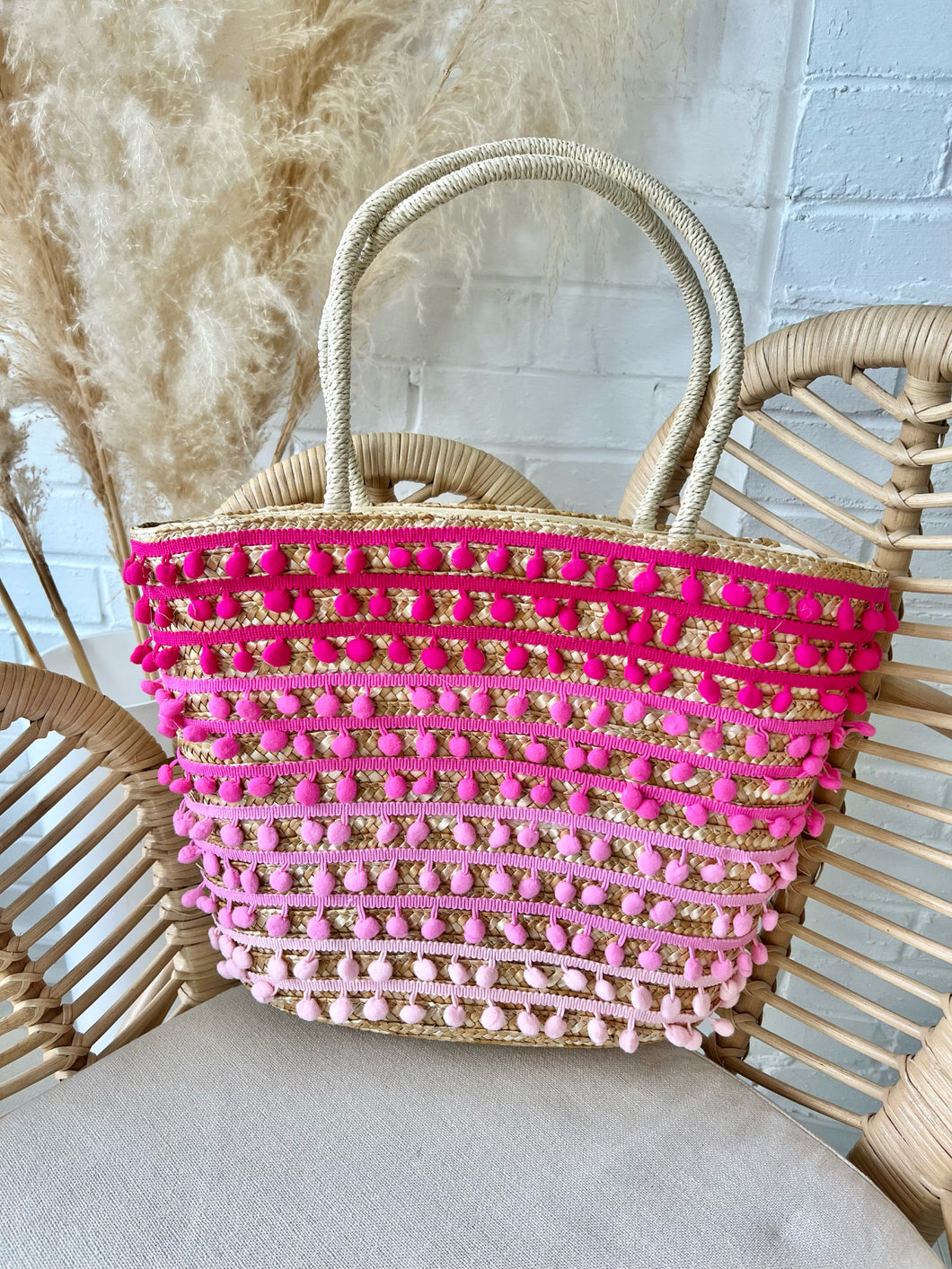 Tanya beach bag pink