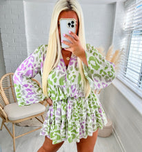 Load image into Gallery viewer, Zara dress green/lilac